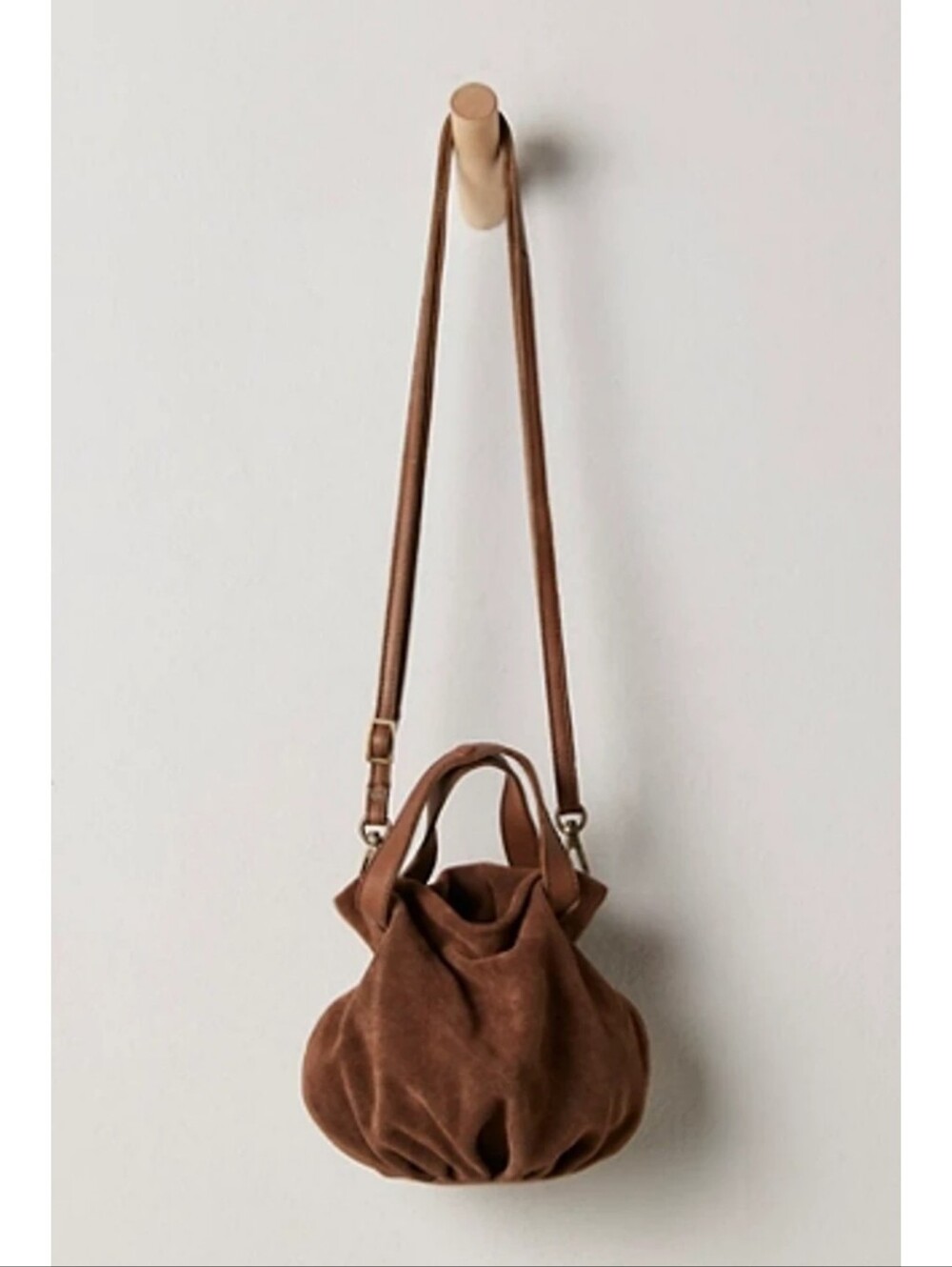 Free People NEW! Suki Mini Tote in Expresso MSRP $78 - Picture 3 of 12